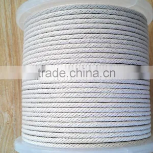 Hot Sale 6mm Natural Color Solid Braided Cotton Rope thumbnail-3
