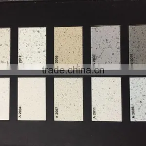 Beige Color Artificial Quartz Stone Slabs Used for Countertops thumbnail-1