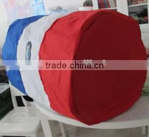 Three Color Red White Blue Barrel Cover Fits 55 Gallon thumbnail-2