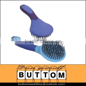 Mane & Tail Brush Horse Grooming Mane & Tail Brush Comfortable Handle With Round Face thumbnail-1