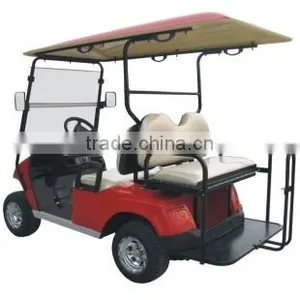 Sport Golf 2 Seater Small Golf Cart,EG2028ksz,electric Golf Passenger Mover, With Rear Foldable Seat, thumbnail-1