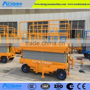 14m Hydraulic Adjustable Work Lift Platform Scissor Type thumbnail-3
