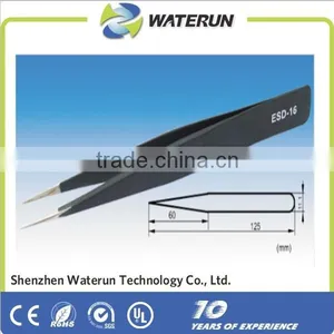 125mm Mini Vetus Eyelash Extension Tweezers Stainless Steel Tweezer Wiht Sharp Point thumbnail-1