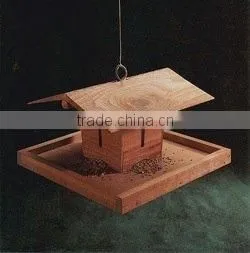 Square Wooden Bird Feeder thumbnail-1