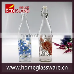 Glass Bottles Swing Top Flask Oil Lemoncello Water Craft thumbnail-1