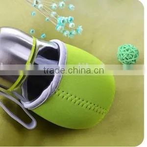 Wholesale Creative Big Belly Penguins Cup Glass Cup Diving Silicone Strap Penguin Tea Glass thumbnail-4