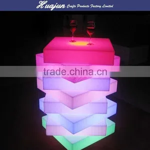 Led Counter Table for Restaurant &led Bar Counter Table for Lamp/led Rechargeable Plastic Table thumbnail-1