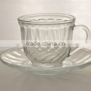 With FDA/SGS Certification Anhui Factory Supply Wholesale Bulk Tea Cup and Saucer Sets for Espresso thumbnail-2