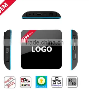 Android 6.0 Best Free Live Channels H96 Pro TV Box 2GB 3GB 16GB Kodi 16.1 Pre-installed 4K HD Free Porn Video TV Box thumbnail-1