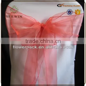 Transparent Titusse Colouful Organza Chair Sash thumbnail-2