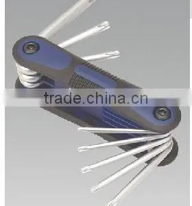HEX KEY WITH FOLDING TRX KEY SET 8 PCS thumbnail-1