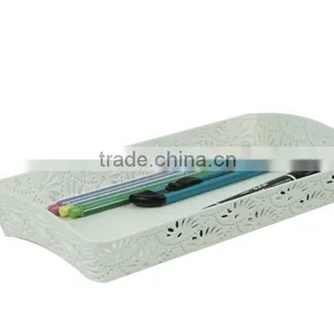 Metal Punched File Stationery Drawer Organizer Tray thumbnail-5