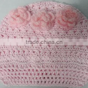 Crochet Infant Newsboy Beanie thumbnail-1