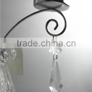 Clear Acrylic Angel With Iron Candle Holders Elegrane Xmas Ornament thumbnail-4