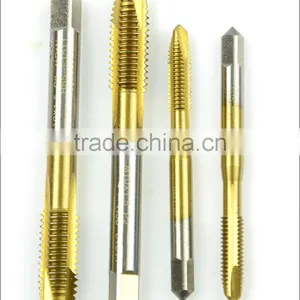 7pcs/set 3-12mm Tap & Die Set Hand Tools Titanium Coating Cutter Hole HSS Taps Set Straight Fluted thumbnail-3