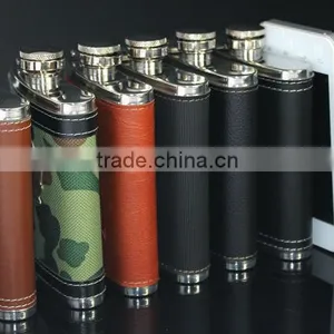 7oz 10 oz Leather Hip Flask thumbnail-1