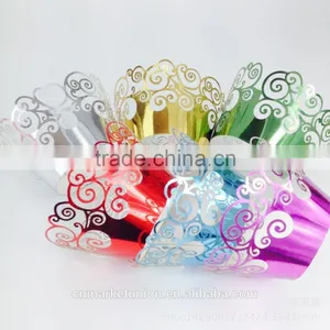 Wedding Paper Cupcake Wraps Food Containers Cakes Cups Cupcakes Wraps thumbnail-1