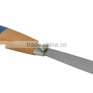 20mm Blue Head Wooden Handle Carbon Steel Blade Putty Knife Scraper thumbnail-2