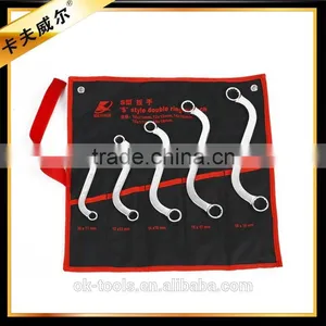 OK-Tools Wholesale Supplier S-Type Double End Offerset Ring Sppanner Set thumbnail-1