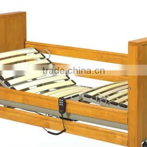 Hospital Beds2'' Pedal Locking Castors Electric Wooden Hospital Bed Furniture THB3232WM thumbnail-1