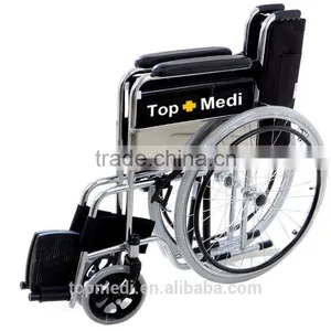 Guangzhou Best Price Manual Steel Wheelchair / Silla de Ruedas thumbnail-2