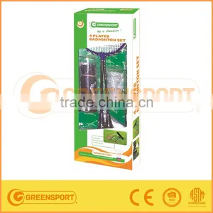 Badminton Set With Carrying Bag Steel Poles Shuttlecocks thumbnail-1