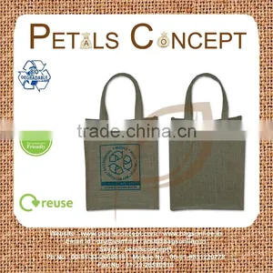 Promotional Grocery Bag With Jute Self Handle thumbnail-1