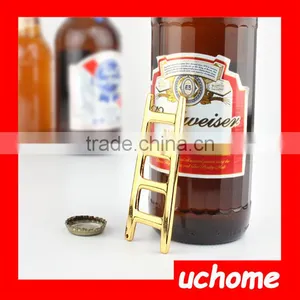 UCHOME Customize Golden Zinc Ladder Bottle Opener For Bar thumbnail-2