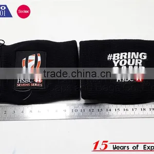 Terry Cotton Custom Sports Wristbands With Printed LOGO thumbnail-1