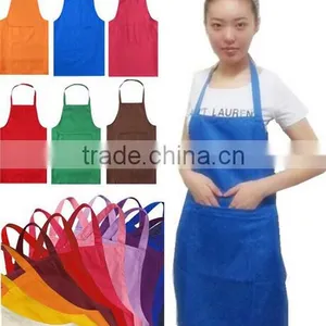 Long Womens Embroideried Logo Cotton Aprons Maker Factory thumbnail-6