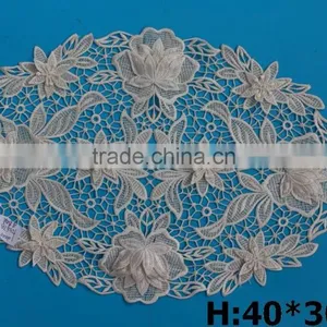 Wholesale Modern Design Embroidery Flower Table Cloth thumbnail-1