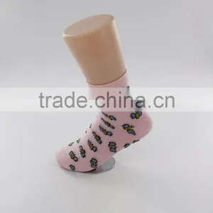 Summer Season Thin Mercerized Cotton Yarn Ankle Socks Women thumbnail-1
