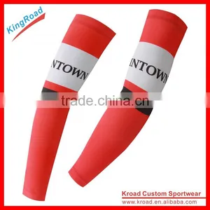 Breathable Cycling Arm Warmers Custom Blank Arm Sleeve thumbnail-1