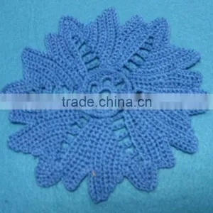 Crochet Cotton Flower Patches for Clothes thumbnail-1
