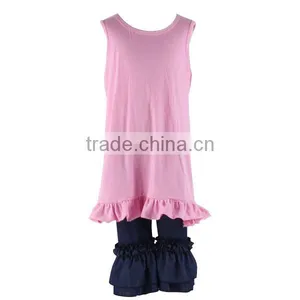 Baby Boutique Wholesale Boutique Girl Outfit Clothing Sets Children Clothing Sets thumbnail-4