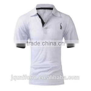 2016 New Mens Slim Fit Stylish POLO Shirt Short Sleeve Casual T-shirts thumbnail-2