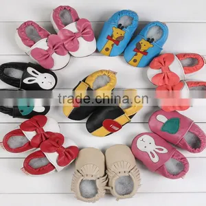 OEM Lastest Design Kids Leather Shoes thumbnail-1