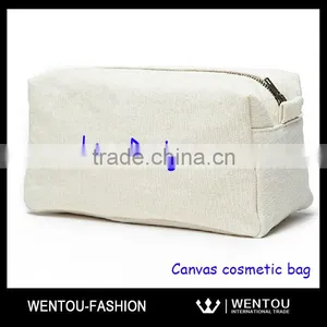 Wholesale Canvas Cosmetic Bag thumbnail-2