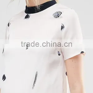 New Design New Printing Cotton Fabric Short Sleeve Maternity Wear thumbnail-4