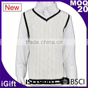 Fashion Cardigan Unisex Stylish Kids School Uniform Sweater thumbnail-5