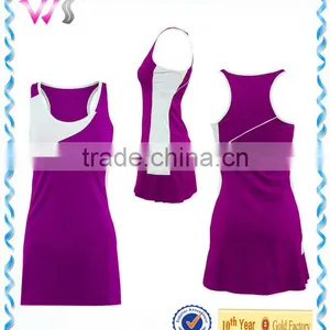 Hot Sale Girls Fashion Supplex Dri-fit Tennis Dress Custom Sexy Tennis Dress thumbnail-1
