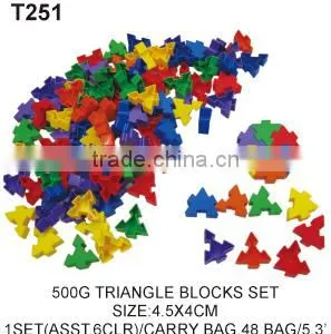500g Soft Rubber Connecting Round Building Blocks Educational Toys For Kids thumbnail-2