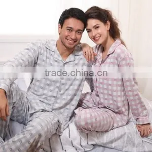 100% Cotton Couple Pajamas thumbnail-1