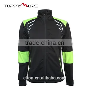 Men's Single Windproof Waterproof Reflective Soft Shell Jacket High Quality thumbnail-1