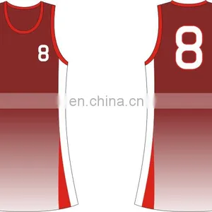 Blank Cheap Team Custom Netball Jersey With Logo Design thumbnail-1