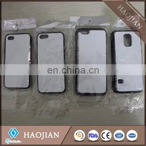 Sublimation Blank TPU+PC+ Aluminum Sheet Black Mobile Phone Covers thumbnail-1