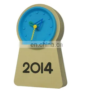 2014 New Desgin Paper Calendar Clock thumbnail-2