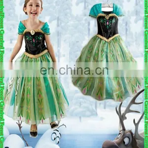 2016 Frozen Elsa Girl Party Dress , Frozen Elsa ANNA Dress 1904 thumbnail-1