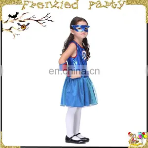 Wholesale Girl Fancy Party Captain America Costume FGCC-0149 thumbnail-2