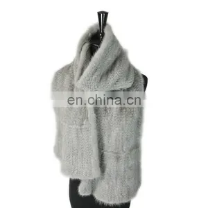 Cheap Mink Fur Scarf Factory Made Promotional China Scarf thumbnail-4